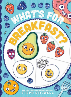 早餐有什么 Stephani Stilwell What's for Breakfast 英文原版 亲子纸板书 认知识物 儿童绘本图画书 进口童书【中商原版】