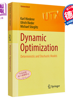 预售 动态优化 确定性与随机模式 Dynamic Optimization: Deterministic and Stochastic Models Michael Stieglitz【中商原版】