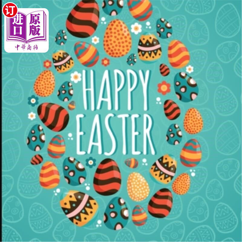 【中商海外直订】happy easter: : : easter coloring book for kids