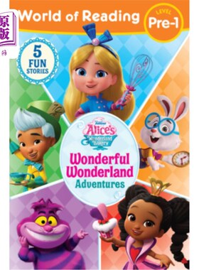 海外直订World of Reading: Alice's Wonderland Bakery: Wonderful Wonderland Adventures, Le 阅读世界:爱丽丝梦游仙境面