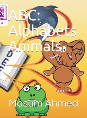 海外直订ABC: Alphabets Animals ABC：字母表动物