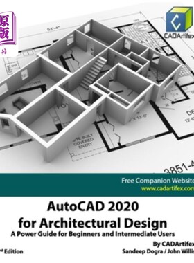 海外直订AutoCAD 2020 for Architectural Design: A Power Guide for Beginners and Intermedi AutoCAD 20