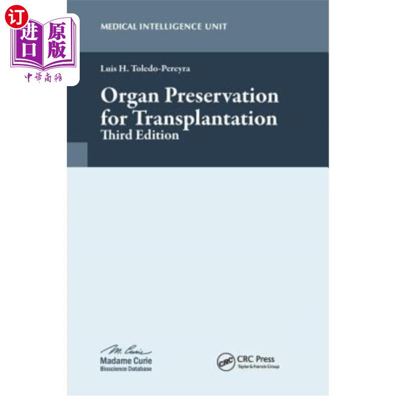 海外直订医药图书Organ Preservation for Transplantation 器官移植保存