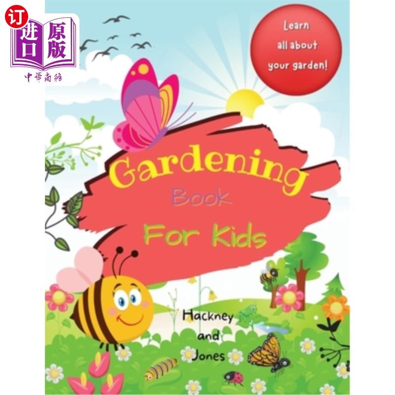 海外直订Gardening Book For Kids: A 40-page activity book for little gardeners, filled wi 儿童园艺书:一本40页的小园