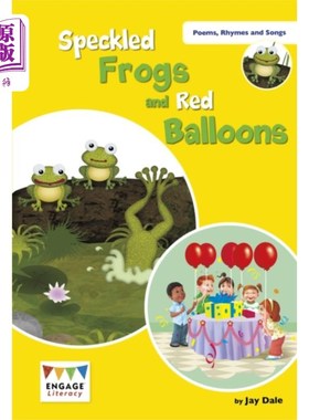 海外直订Speckled Frogs and Red Balloons 斑点青蛙和红色气球