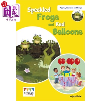 海外直订Speckled Frogs and Red Balloons 斑点青蛙和红色气球