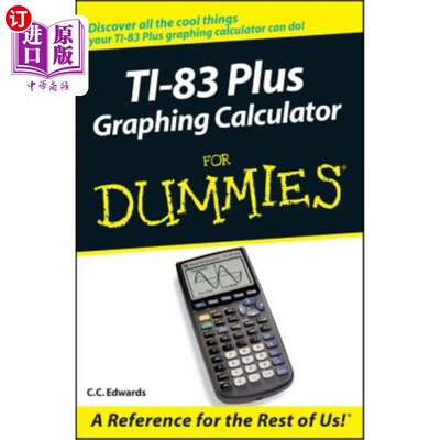 海外直订TI-83 Plus Graphing Calculator for Dummies TI-83 PLUS图形化模拟计算器
