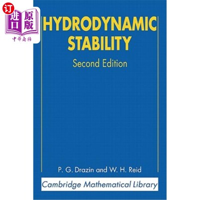 海外直订Hydrodynamic Stability 水动力稳定性