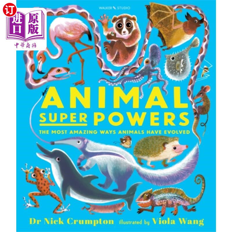 海外直订Animal Super Powers: The Most Amazing Ways Anima... 动物超能力:动物进化最惊人的方式