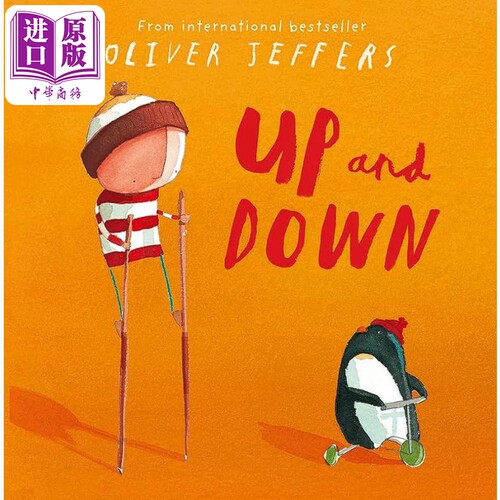 Oliver Jeffers Up and Down 奥利弗 杰弗斯 男孩系列绘本 上上下下 儿童绘本 故事图画书 英文原版 进口图书【中商原版】