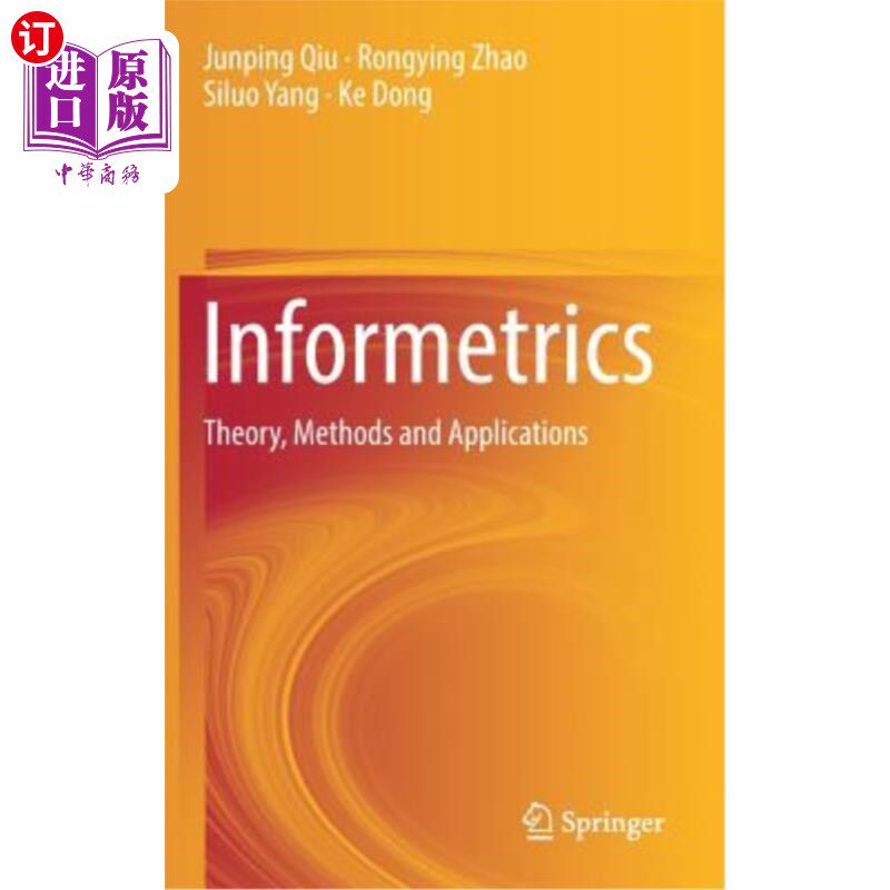 海外直订Informetrics: Theory, Methods and Applications 信息计量学:理论、方法与应用