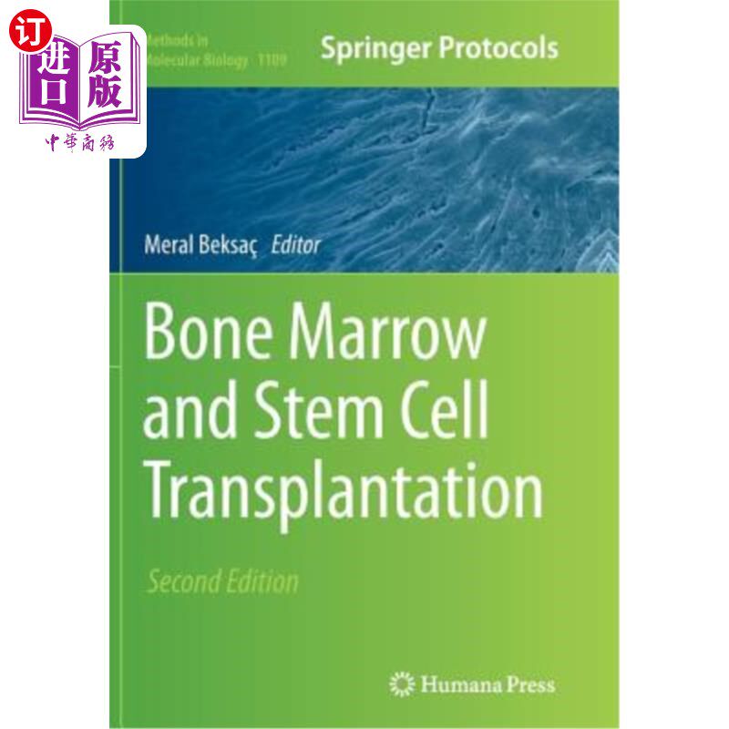 海外直订医药图书Bone Marrow and Stem Cell Transplantation 骨髓和干细胞移植