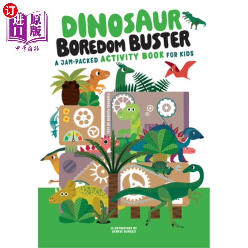 海外直订Dinosaur Boredom Buster: A Jam-Packed Activity Book for Kids Dinosaur Boredom Buster: A Jam