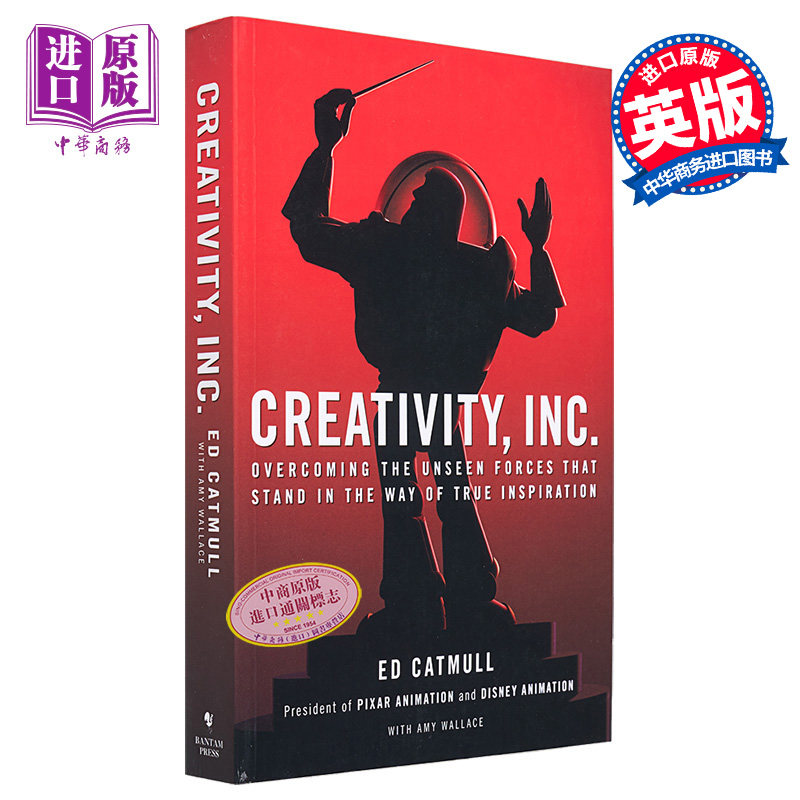 皮克斯创始人埃德卡特穆尔 创新公司 皮克斯的启示 英文版 Creativity Inc 英文原版 Ed Catmull 动画创作【中商原版】图片