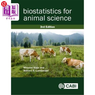 海外直订Biostatistics for Animal Science 动物科学生物统计学