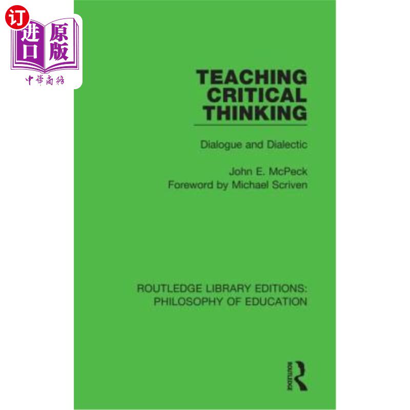 海外直订Teaching Critical Thinking: Dialogue and Dialectic 教授批判性思维:对话与辩证法