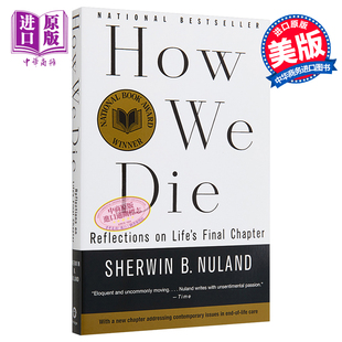 脸 美国国家图书 Vintage叙事医学二十年经典 中商原版 舍温努兰：死亡 Die 经典 英文原版 Nuland 预售 畅销书籍 Sherwin How
