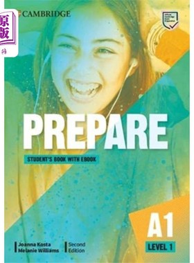 海外直订Prepare Level 1 Student's Book with eBook 用电子书准备1级学生用书