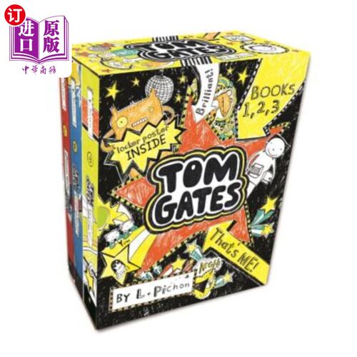 海外直订Tom Gates That's Me! (Books One, Two, Three) 汤姆·盖茨那是我！（一、二、三册）