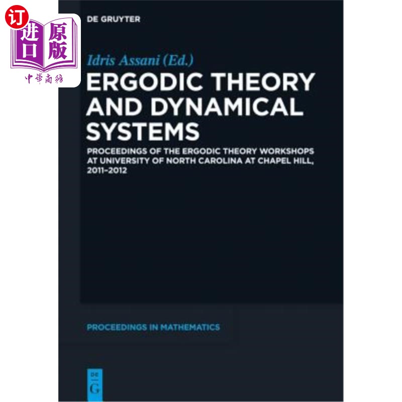 海外直訂Ergodic Theory and Dynamical Systems: Proceedings of the Ergodic Theory Workshop 遍歷理論與動力系統(tǒng)：北卡羅