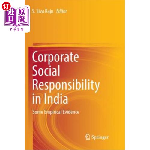 海外直订Corporate Social Responsibility in India: Some Empirical Evidence 印度企业社会责任:一些经验证据
