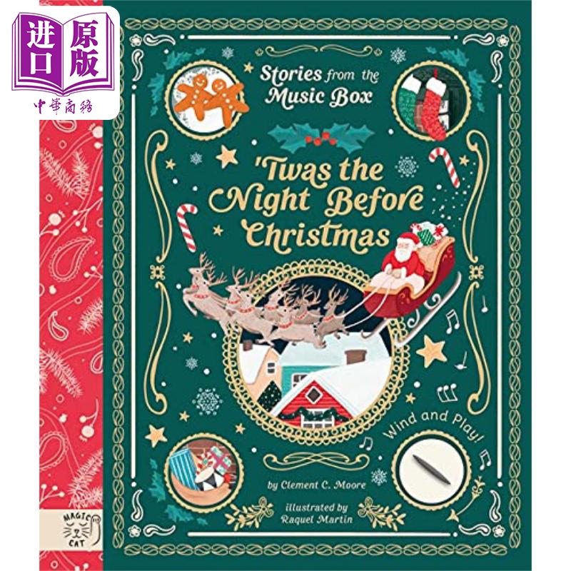 Stories from the Music Box: Twas the Night Before Christmas 音乐盒的故事圣诞前夕 英文原版 儿童绘本 童话寓言【中商原