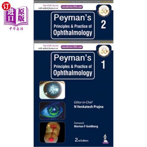 海外直订医药图书Peyman's Principles & Practice of Ophthalmology 佩曼眼科原理与实践