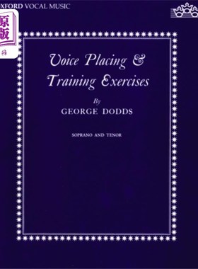 海外直订Voice placing and training exercises 配音和训练练习
