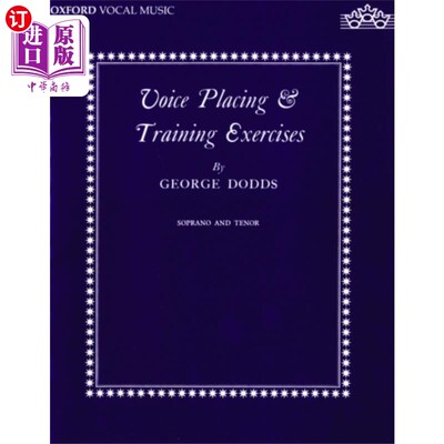 海外直订Voice placing and training exercises 配音和训练练习