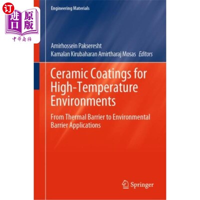 海外直订Ceramic Coatings for High-Temperature Environmen... 高温环境陶瓷涂层