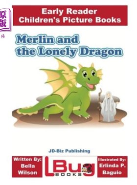 海外直订Merlin and the Lonely Dragon - Early Reader - Children's Picture Books 梅林和孤独的龙-早期读者-儿童绘本