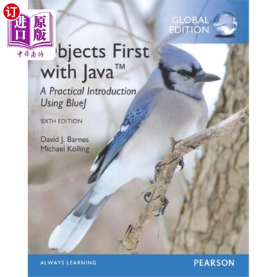 海外直订Objects First with Java: A Practical Introductio... Java对象优先:使用BlueJ的实用介绍，全球版
