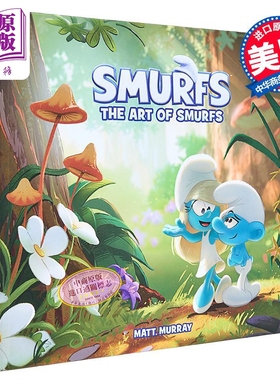 魔法蓝精灵Smurfs 电影设定集 Rihanna蕾哈娜配音 蓝精灵大电影周边书 The Art of Smurfs Matt Murray 英文原版