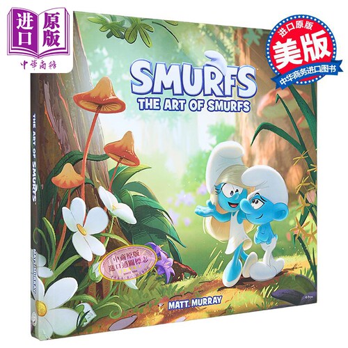 魔法蓝精灵Smurfs 电影设定集 Rihanna蕾哈娜配音 蓝精灵大电影周边书 The Art of Smurfs Matt Murray 英文原版