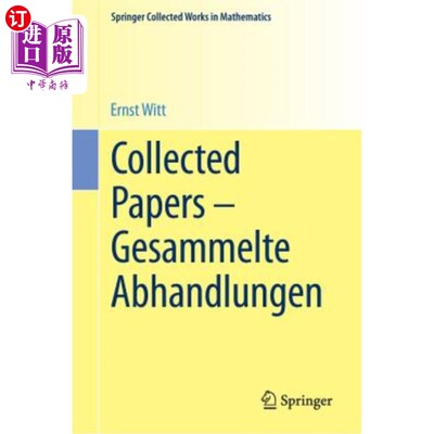 海外直订Collected Papers - Gesammelte Abhandlungen Collected Papers - Gesammelte Abhandlungen