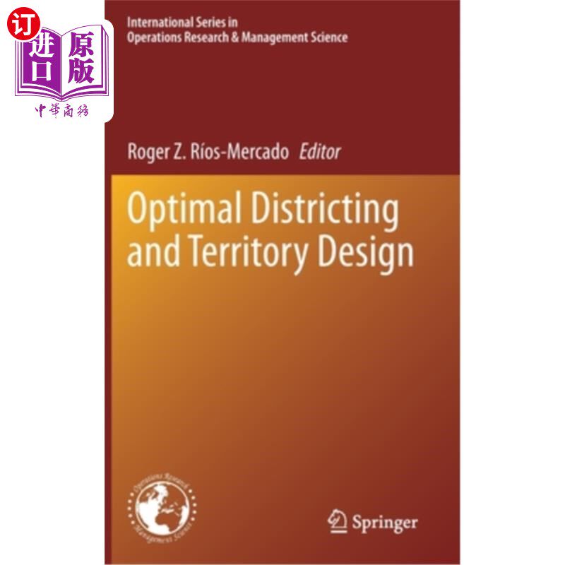 海外直订Optimal Districting and Territory Design 最优分区与区域设计
