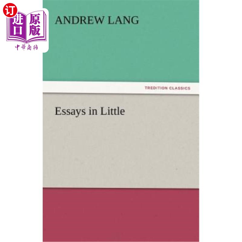 海外直订Essays in Little 论文在小