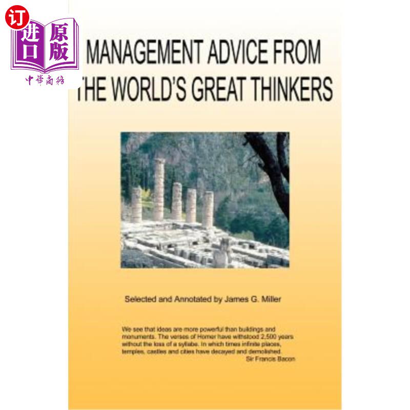 【中商海外直订】management advice from the worlds great