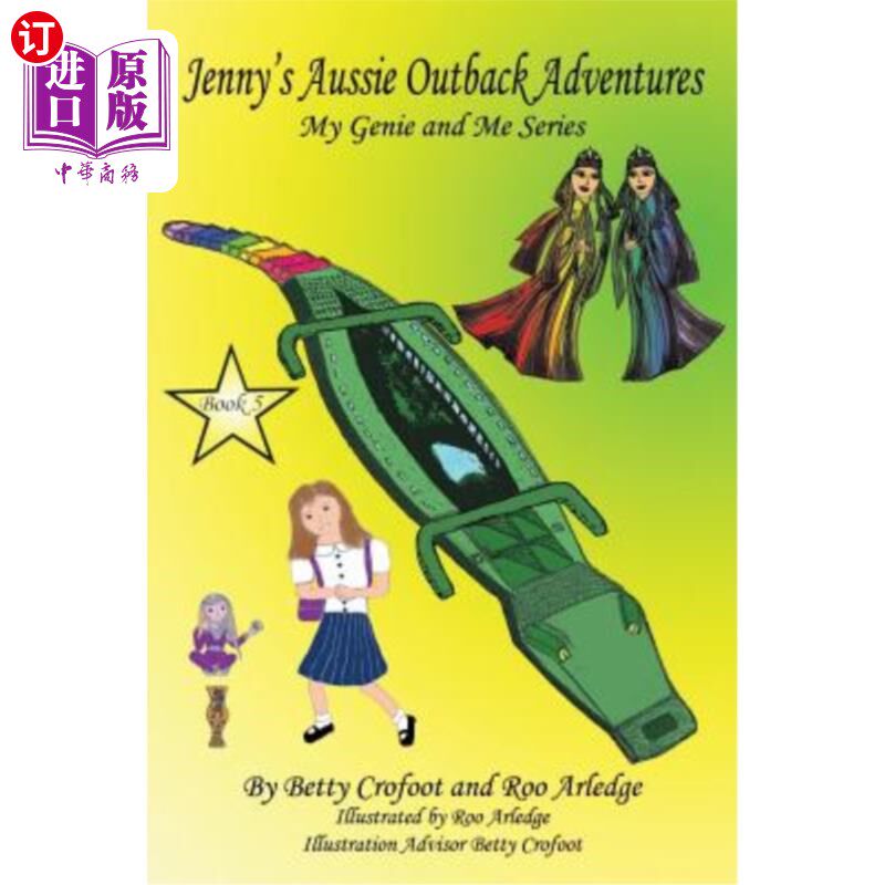 海外直订Jenny's Aussie Outback Adventures - My Genie and Me Series Book 5 詹妮的澳洲内陆冒险-我和我的精灵系列第5册