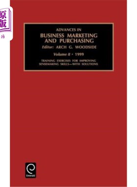 海外直订Training Exercises for Improving Sensemaking Skills 商业营销与采购进展：第8卷