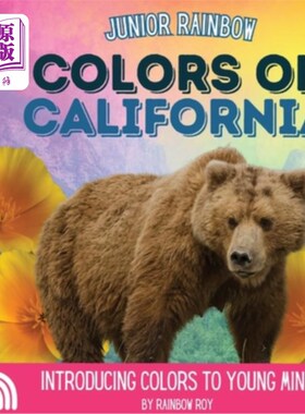 海外直订Junior Rainbow, Colors of California: Introducing Colors to Young Minds 少年彩虹，加州色彩：向年轻人介绍色