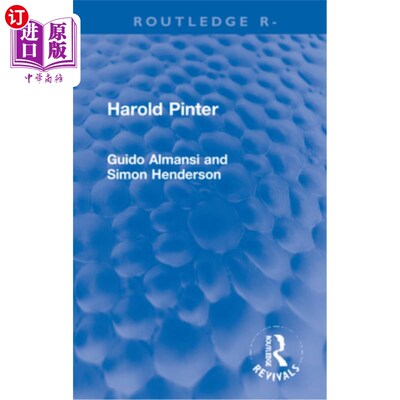 海外直订Harold Pinter 哈罗德·品特
