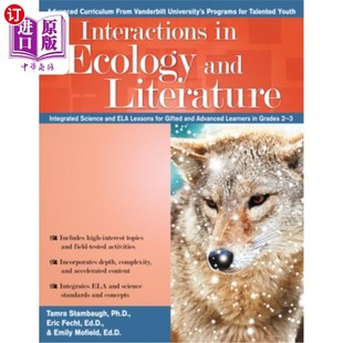Literature 生态与文学 and Ecology for Ela Science 3年级资 互动 Integrated 海外直订Interactions Lessons