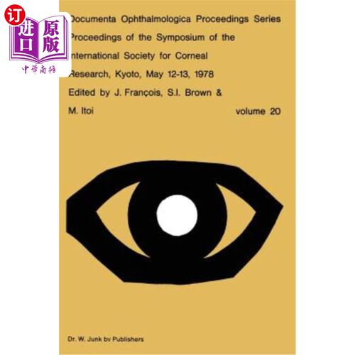 海外直订医药图书Proceedings of the Symposium of the International Society for Corneal Research,  国际角膜研究学会研