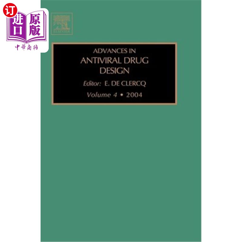 海外直订医药图书Advances in Antiviral Drug Design: Volume 4 抗病毒药物设计进展:第4卷