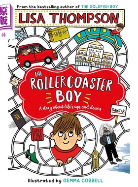预售 过山车男孩 金鱼男孩作者丽莎 汤普森 英文原版 The Rollercoaster Boy Lisa Thompson【中商原版】