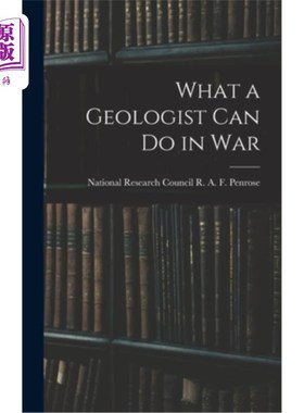 What a Geologist Can Do in War 地质学家在战争中能做什么【中商原版】