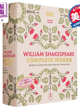 莎士比亚全集 皇家莎士比亚剧团 精装彩图版 第2版 William Shakespeare Complete Works 英文原版 第一对开本【中商原版】
