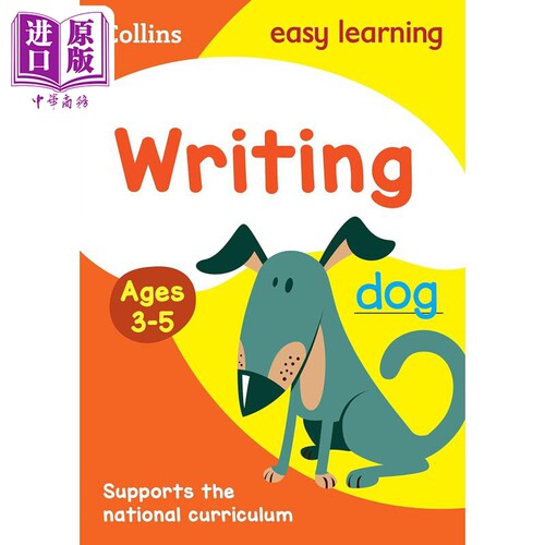 柯林斯易学儿童1 写作 3-5岁 Writing Ages 3-5 写作学习 英语学习 英文原版 Collins Easy Learnin【中商原版】