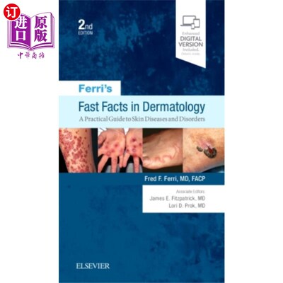 海外直订医药图书Ferri's Fast Facts in Dermatology 费里的皮肤病学快讯